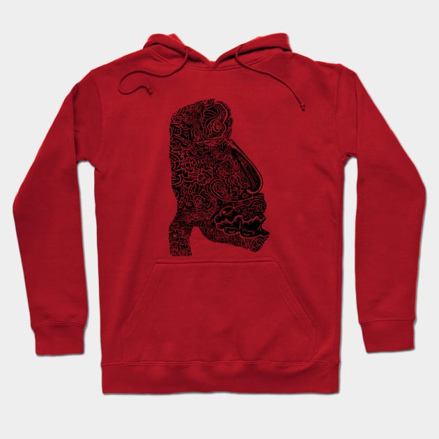 The Face Within Hoodie by Majnun_Drawings